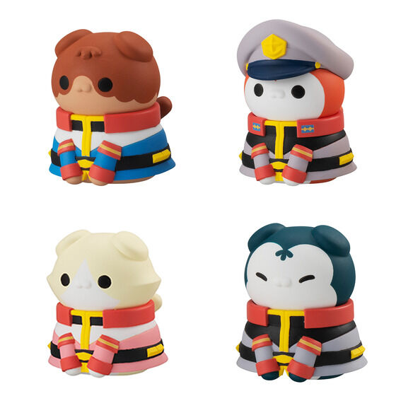 PRE-ORDER MEGA CAT PROJECT - Mobile Suit Gundam - Mobile Suit Nyandam Earth Federation Force da Nya-! [Box of 8] [EXCLUSIVE]