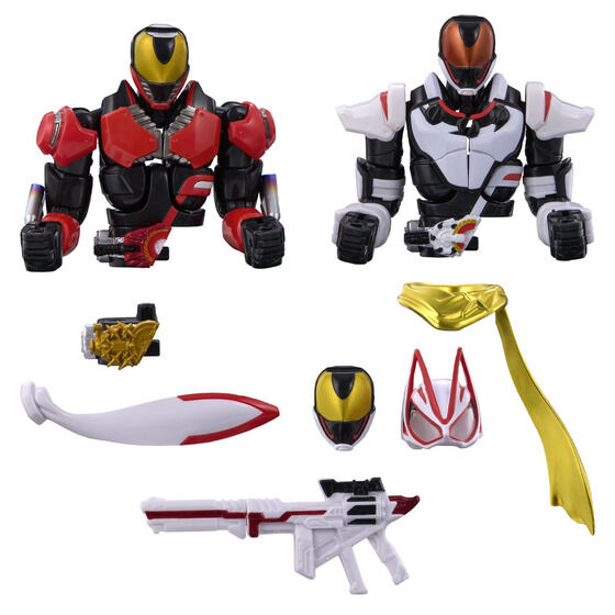 PRE-ORDER Revolve Change Figure PB04 - Kamen Rider Geats - Magnum Boost Set & Fever Form Parts Set [EXCLUSIVE]