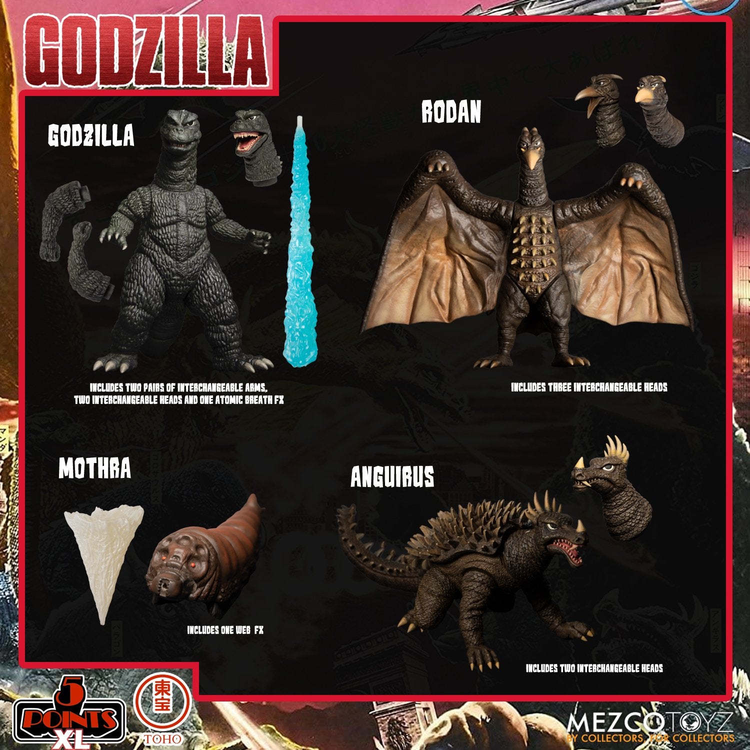 PRE-ORDER 5 Points XL - Godzilla: Destroy All Monsters (1968) - Round 1