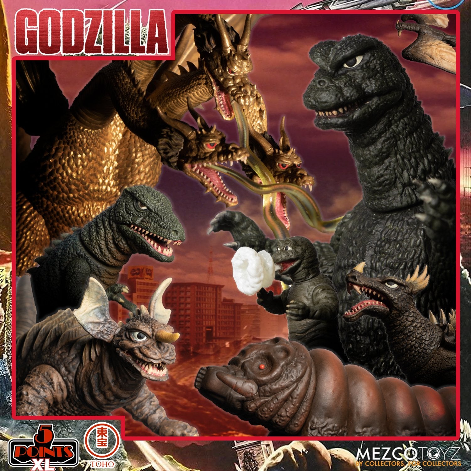 PRE-ORDER 5 Points XL - Godzilla: Destroy All Monsters (1968) - Round 1
