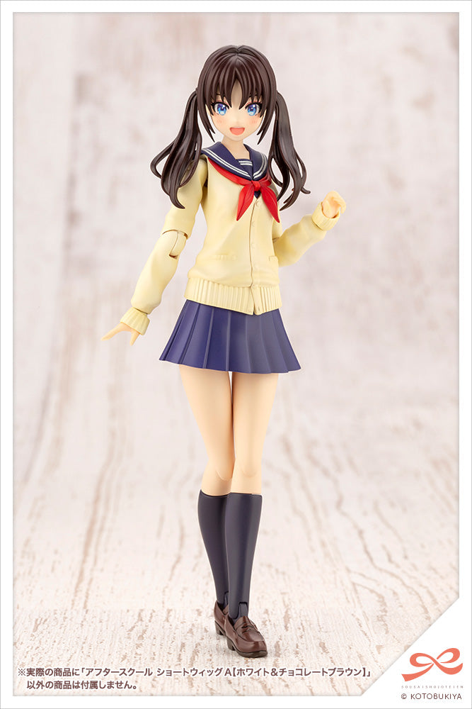 PRE-ORDER Sousai Shoujo Teien - Short Wig Type A: White & Chocolate Brown