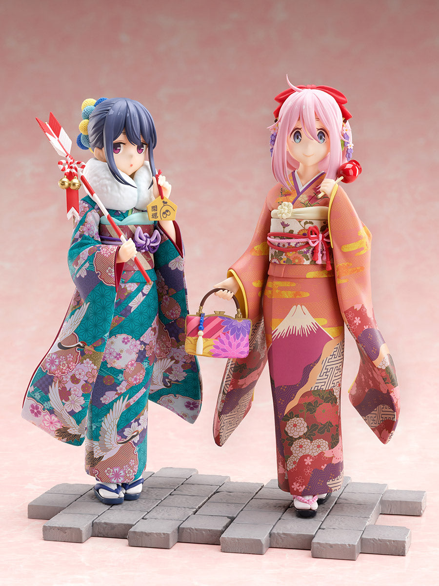IN-STOCK FuRyu - F:Nex - Laid-Back Camp - Rin Shima: Furisode Ver. 1/7