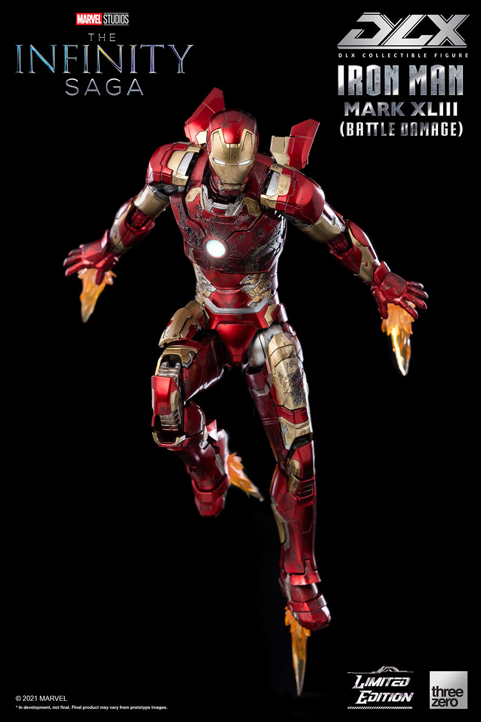 PRE-ORDER Marvel Studios: The Infinity Saga – DLX Iron Man Mark 43 (Battle Damage) [2022-Q4 Release]