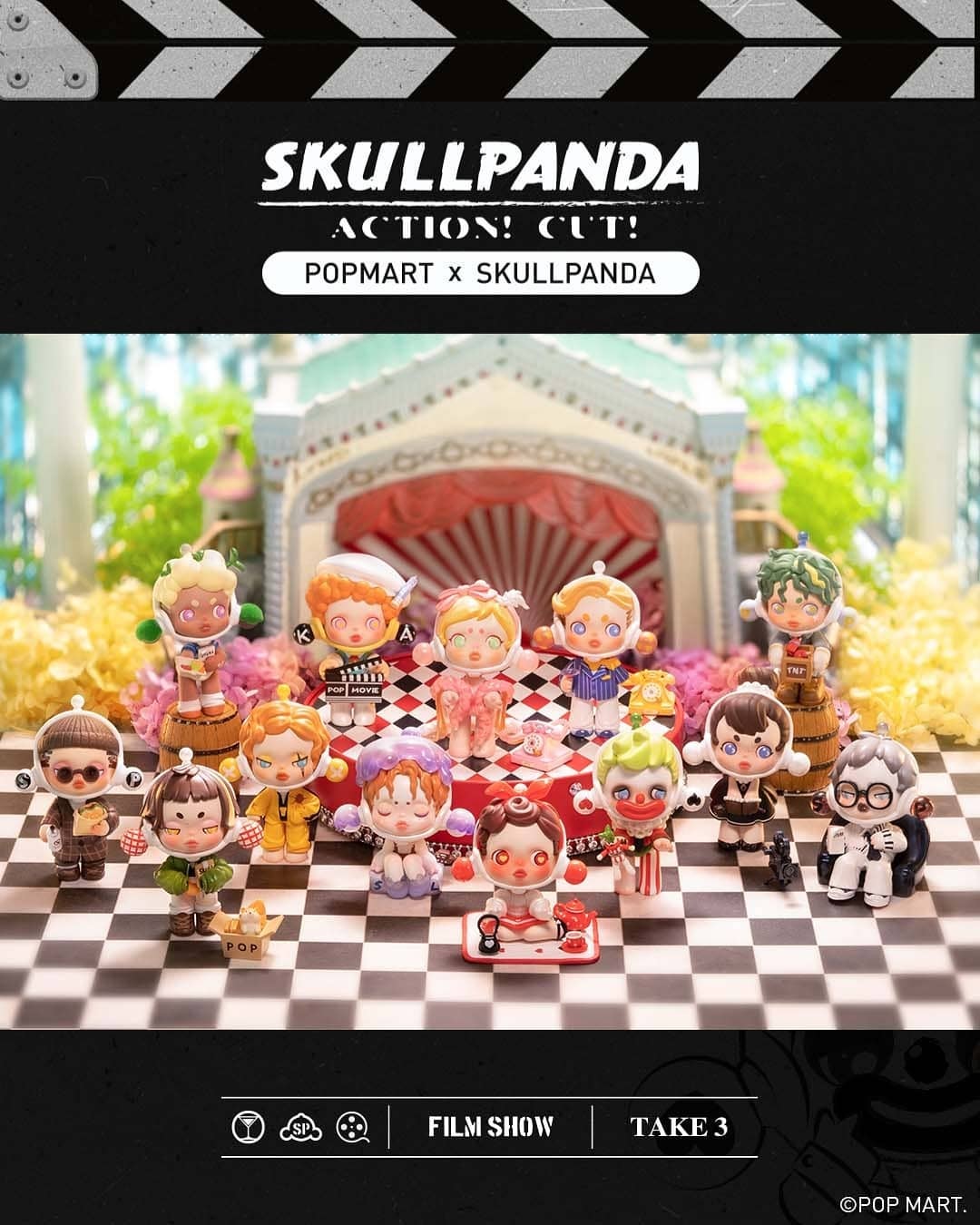 PRE-ORDER Skullpanda - Action Cut [Box of 12]