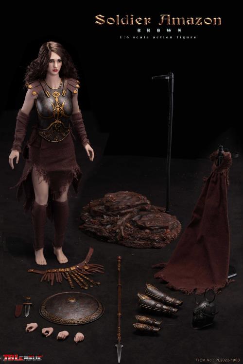 PRE-ORDER Soldier Amazon: Brown 1/6