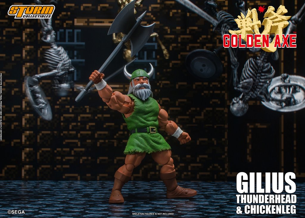 PRE-ORDER Golden Axe - Gilius Thunderhead and Chicken Leg