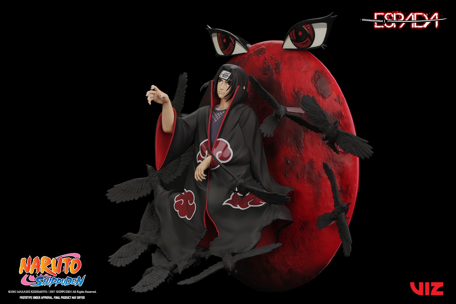 PRE-ORDER Wall Statue - Naruto Shippuden - Itachi Uchiha: Tsukuyomi 1/8