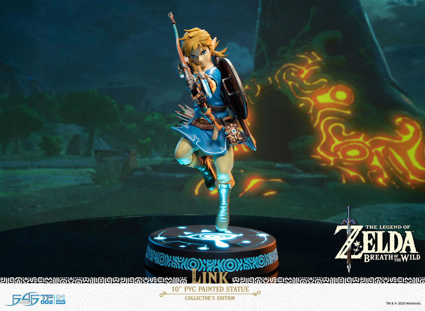IN-STOCK First 4 Figures - The Legend of Zelda: Breath of the Wild - Link: Collector's Edition (Light-Up Function) [3rd Release]