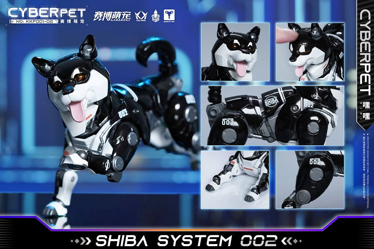 PRE-ORDER Cyber Cute Pet - KKP001-02 Mecha Shiba Inu - Hey Hey: Black