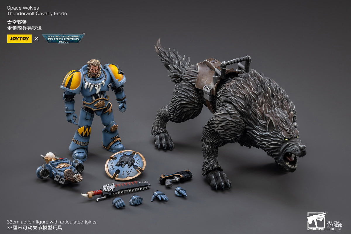 PRE-ORDER Warhammer 40k - Space Wolves - Thunderwolf Cavalry Frode 1/18 [May 2023 Release]