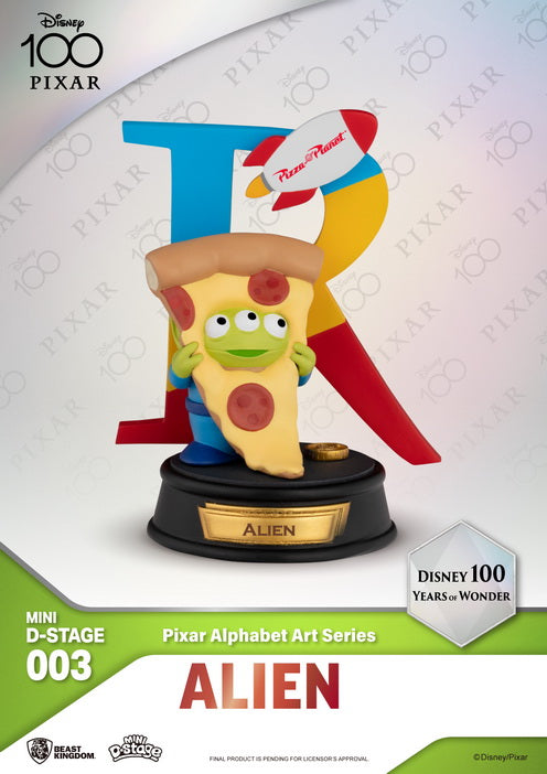 PRE-ORDER Disney 100 Years of Wonder Series Mini Diorama Stage 003 - Pixar Alphabet Art Series [Box of 6]