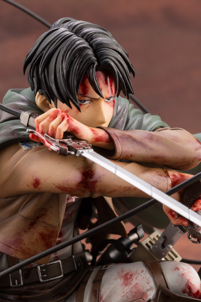IN-STOCK Kotobukuya - ARTFX J - Attack on Titan - Levi: Fortitude Ver. 1/7 [2nd Release]