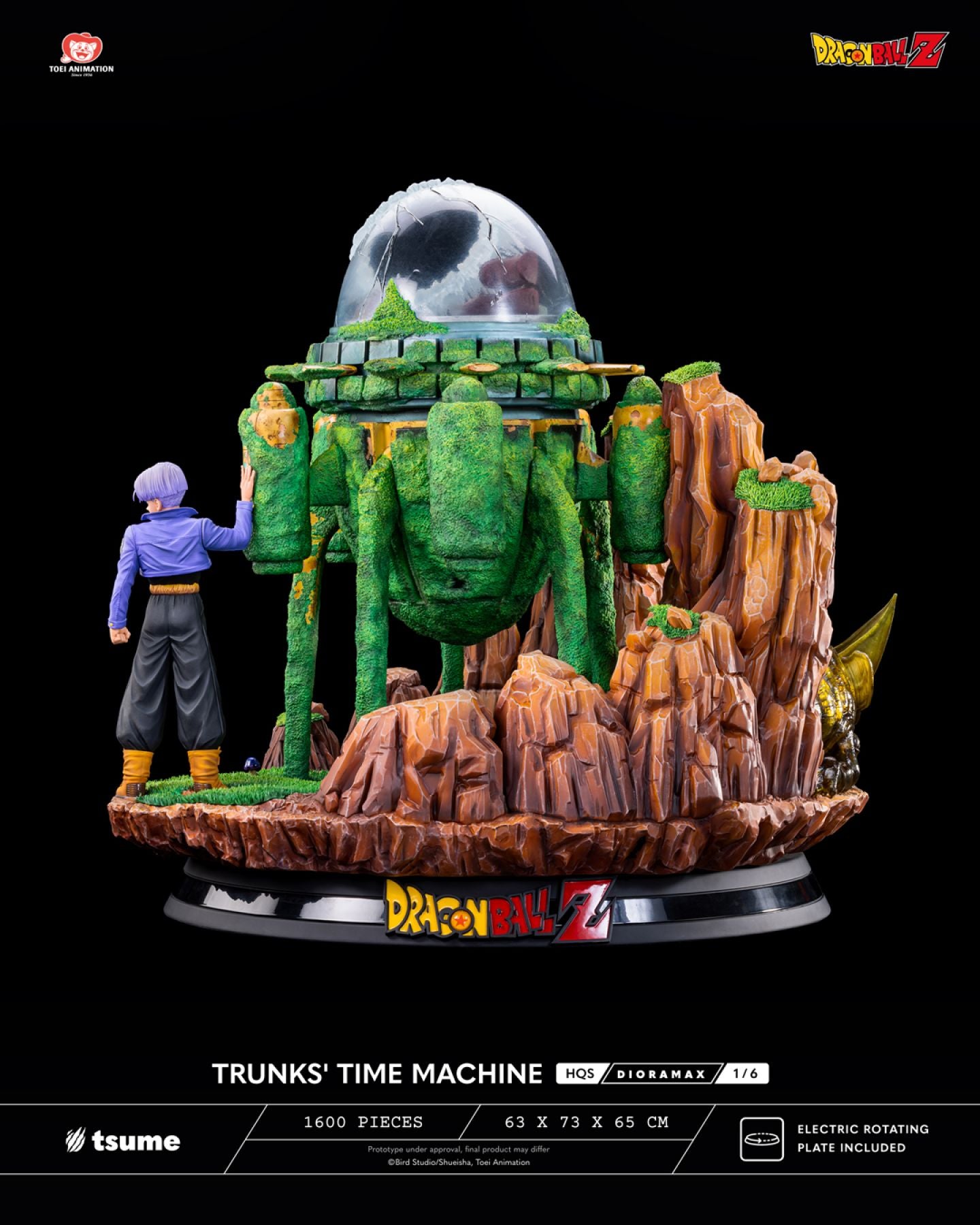 PRE-ORDER HQS Dioramax - Dragon Ball Z - Trunks' Time Machine 1/6