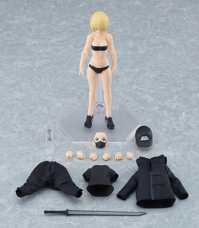 IN-STOCK Max Factory - figma 524 - figma Styles - Female Body (Yuki) with Techwear Outfit