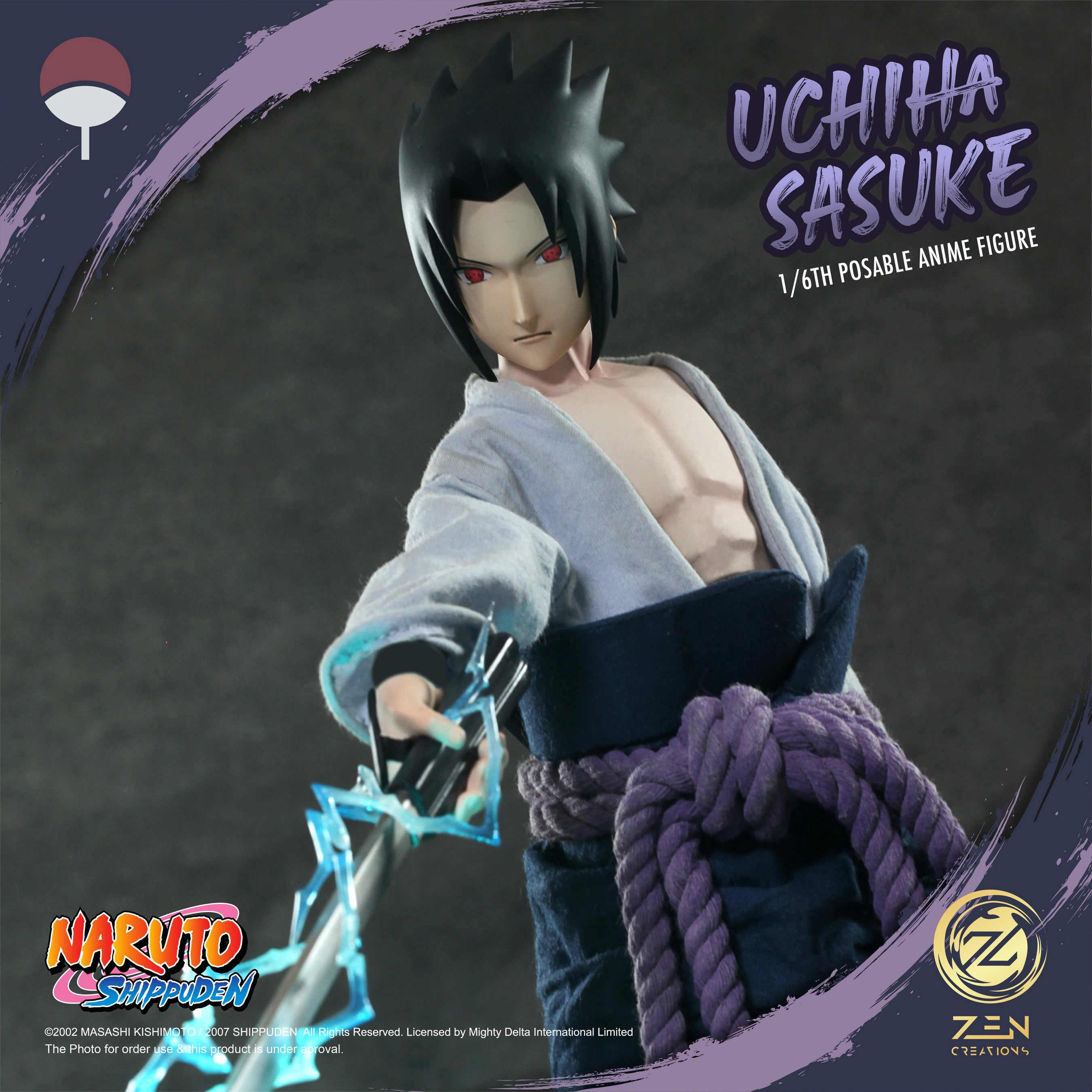 PRE-ORDER Posable Anime Figure - Naruto Shippuden - Uchiha Sasuke 1/6