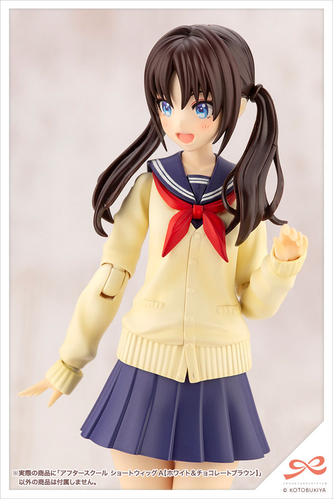 PRE-ORDER Sousai Shoujo Teien - Short Wig Type A: White & Chocolate Brown