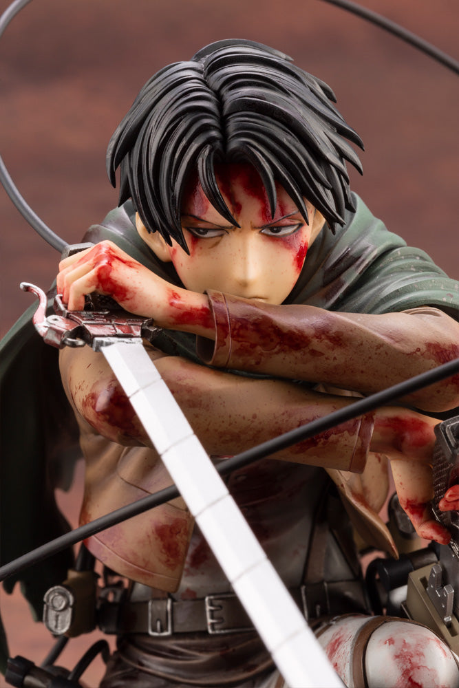 IN-STOCK Kotobukuya - ARTFX J - Attack on Titan - Levi: Fortitude Ver. 1/7 [2nd Release]