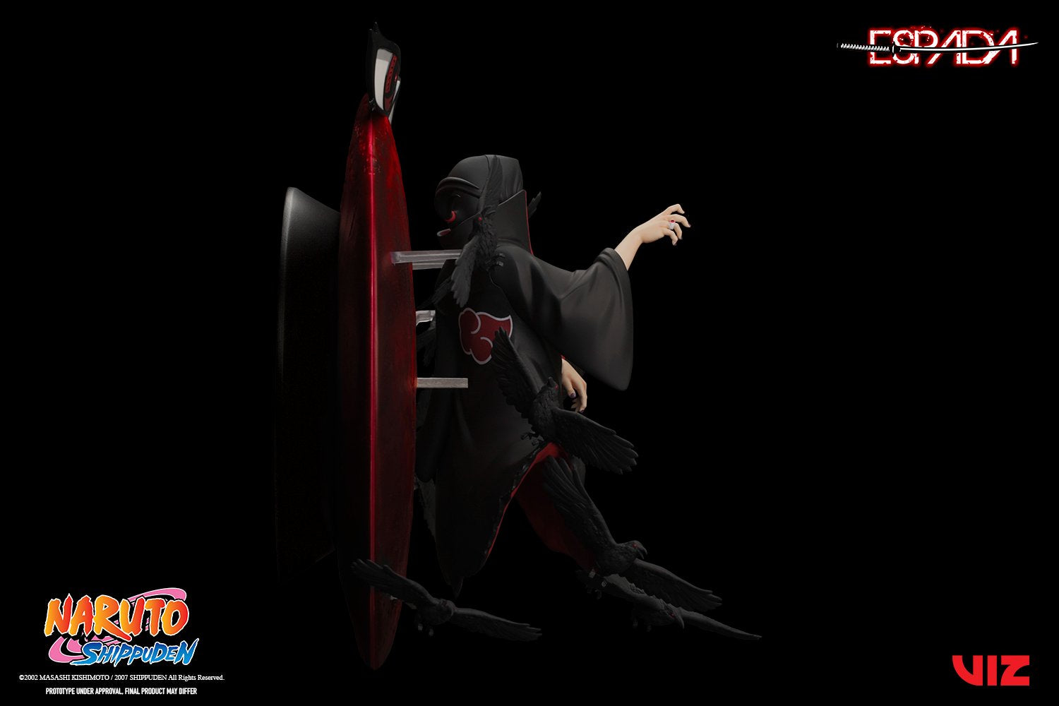 PRE-ORDER Wall Statue - Naruto Shippuden - Itachi Uchiha: Tsukuyomi 1/8