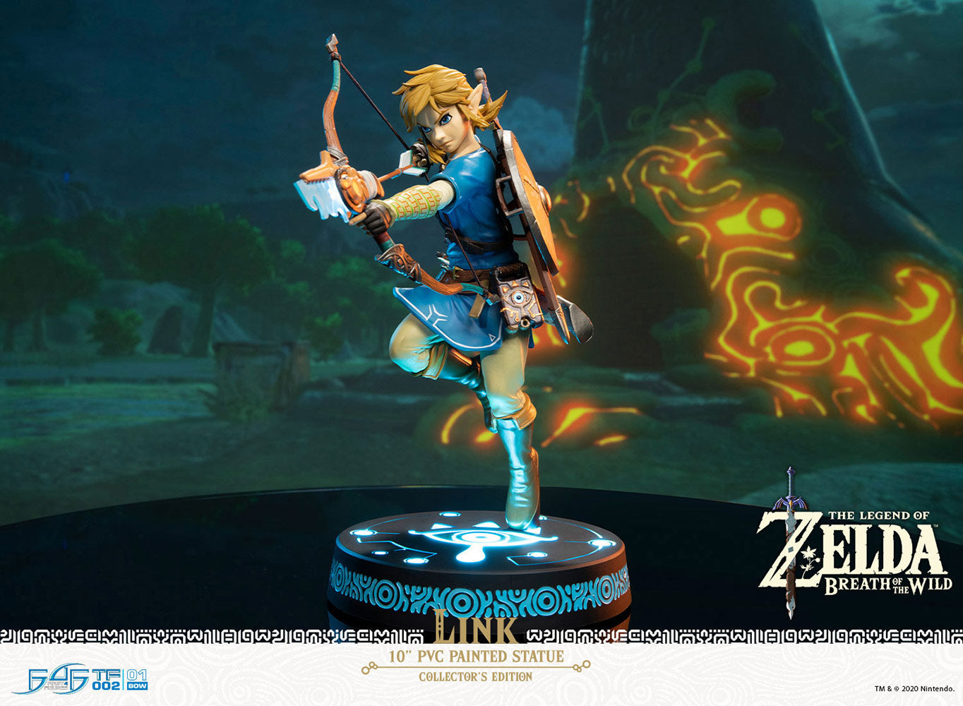 IN-STOCK First 4 Figures - The Legend of Zelda: Breath of the Wild - Link: Collector's Edition (Light-Up Function) [3rd Release]