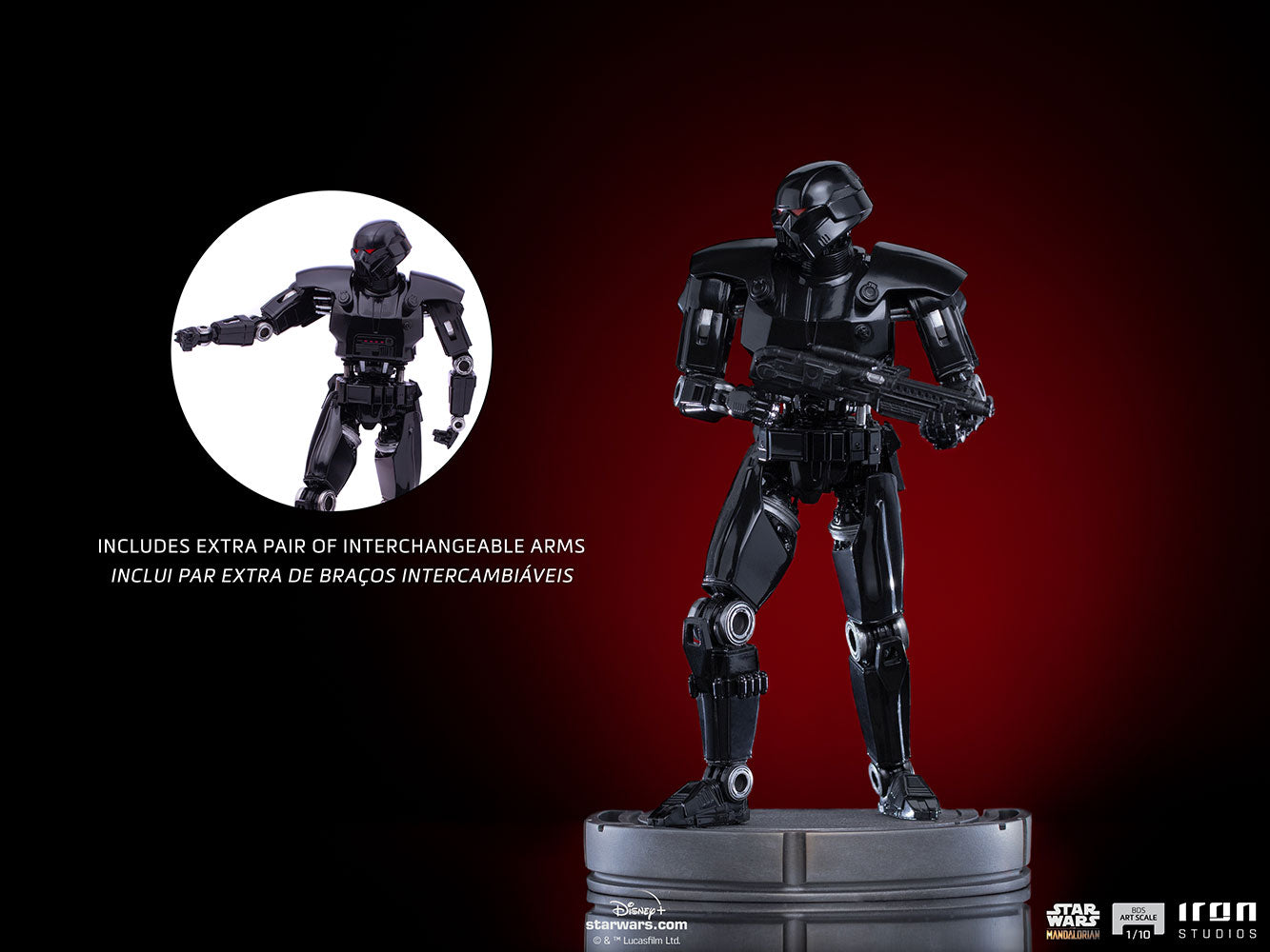 PRE-ORDER The Mandalorian - Dark Trooper BDS Art Scale 1/10