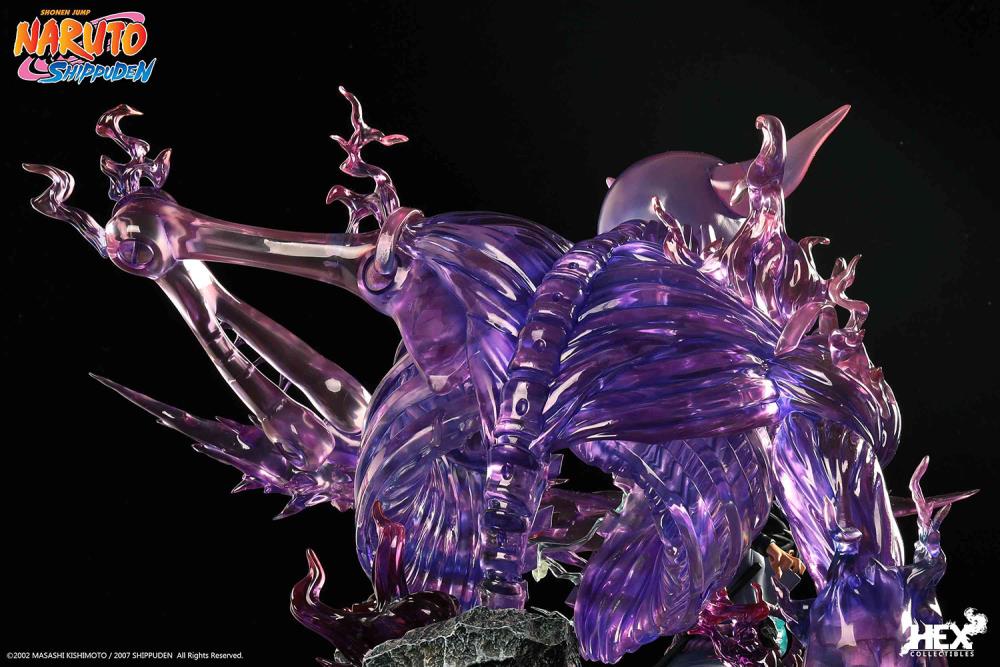 IN-STOCK HEX Collectibles - Naruto Shippuden - Uchiha Sasuke: Kekkei genkai, Mangekyo Sharingan: Susano’o 1/8