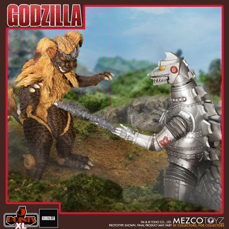 PRE-ORDER 5 Points XL - Godzilla vs Mechagodzilla (1974) Three Figure Boxed Set