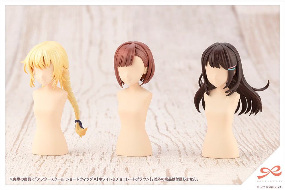 PRE-ORDER Sousai Shoujo Teien - Short Wig Type A: White & Chocolate Brown