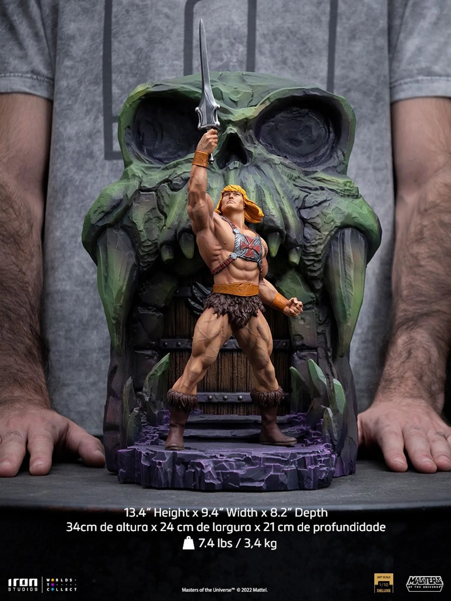 PRE-ORDER Masters of the Universe - He-Man Deluxe Art Scale 1/10