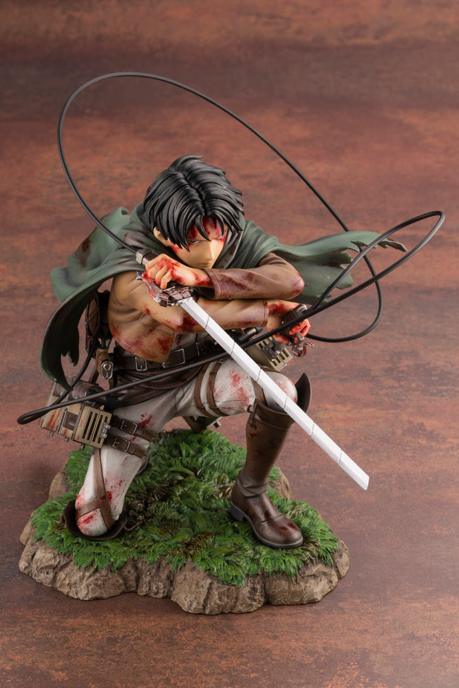 IN-STOCK Kotobukuya - ARTFX J - Attack on Titan - Levi: Fortitude Ver. 1/7 [2nd Release]
