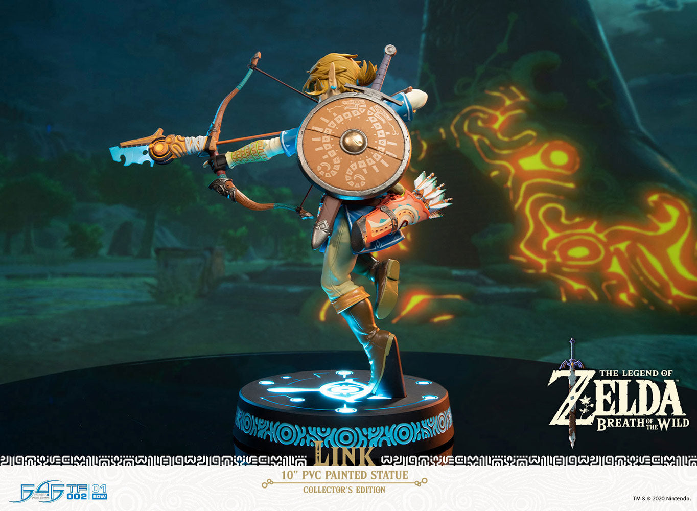 IN-STOCK First 4 Figures - The Legend of Zelda: Breath of the Wild - Link: Collector's Edition (Light-Up Function) [3rd Release]