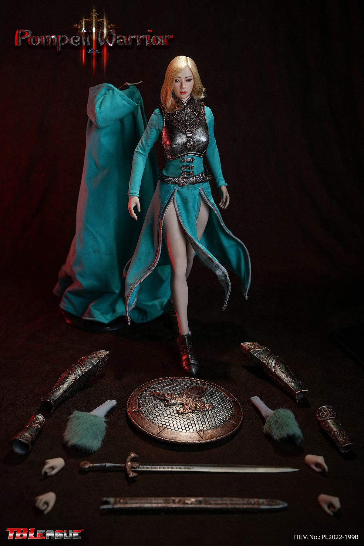 PRE-ORDER Pompeii Warrior: Blue 1/6