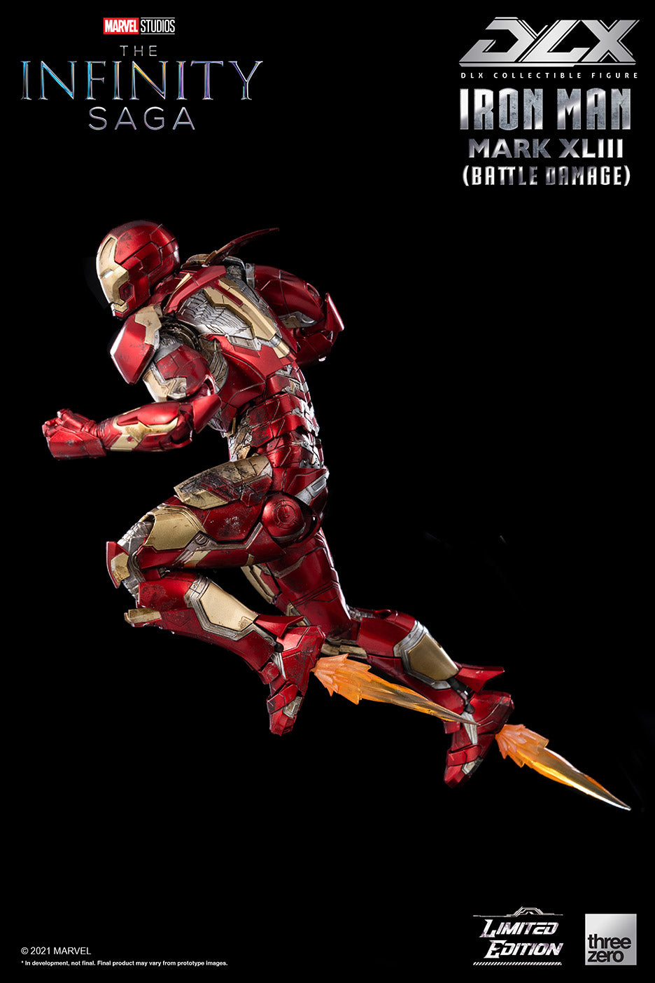 PRE-ORDER Marvel Studios: The Infinity Saga – DLX Iron Man Mark 43 (Battle Damage) [2022-Q4 Release]