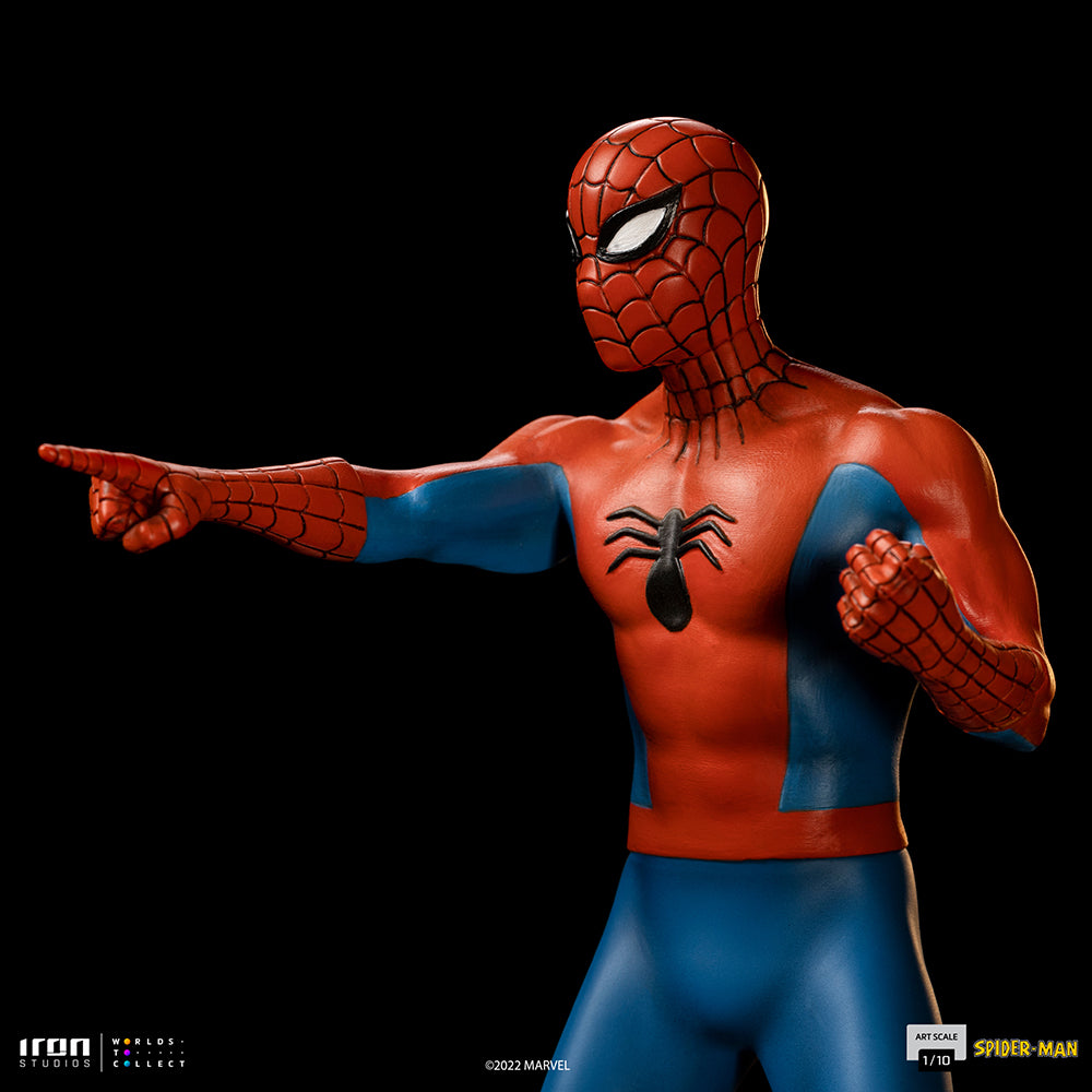 PRE-ORDER Spider-Man Animated Series - Spider-Man 60s Art Scale 1/10