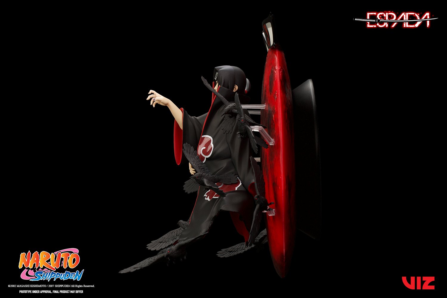 PRE-ORDER Wall Statue - Naruto Shippuden - Itachi Uchiha: Tsukuyomi 1/8