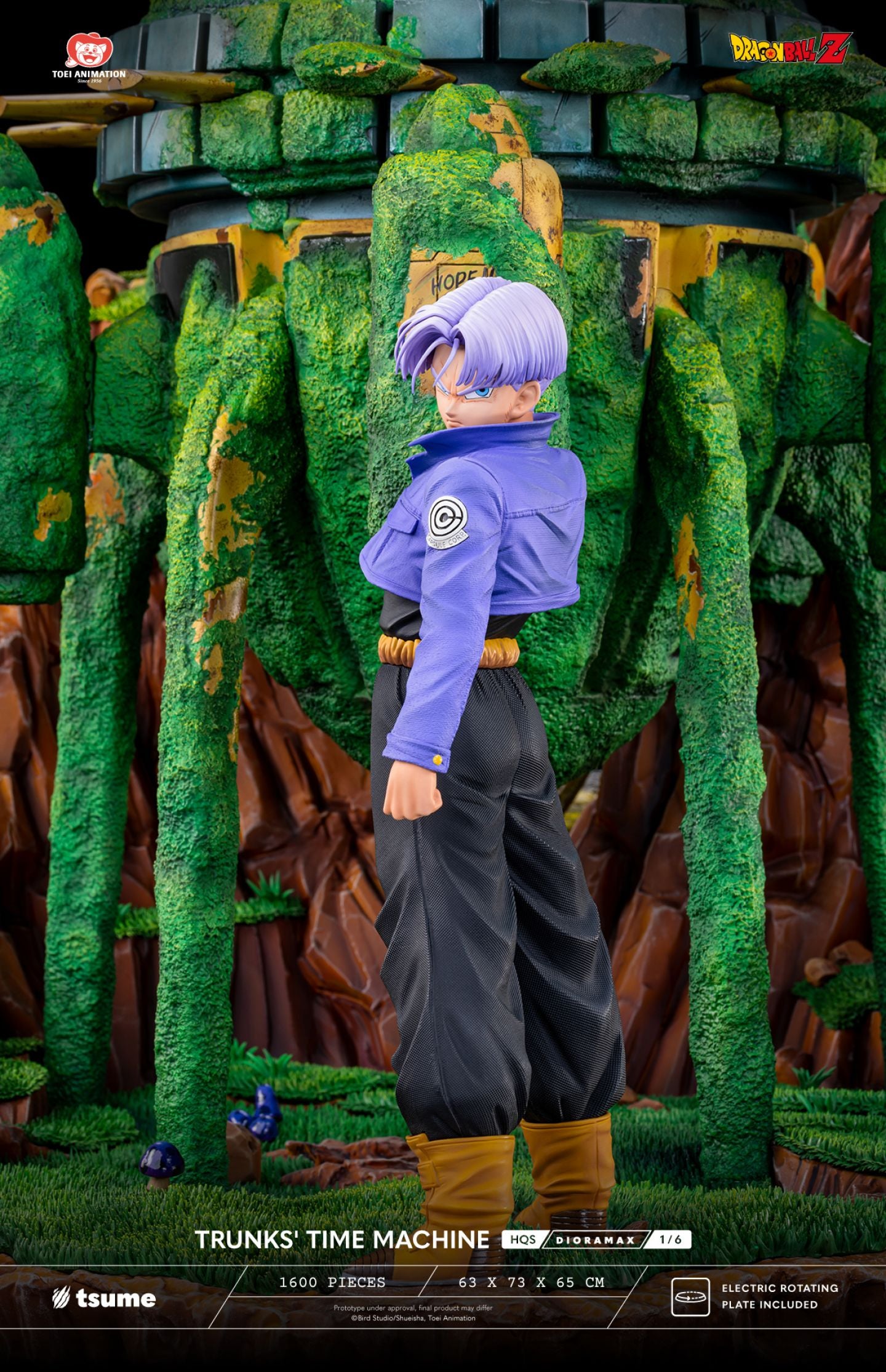PRE-ORDER HQS Dioramax - Dragon Ball Z - Trunks' Time Machine 1/6