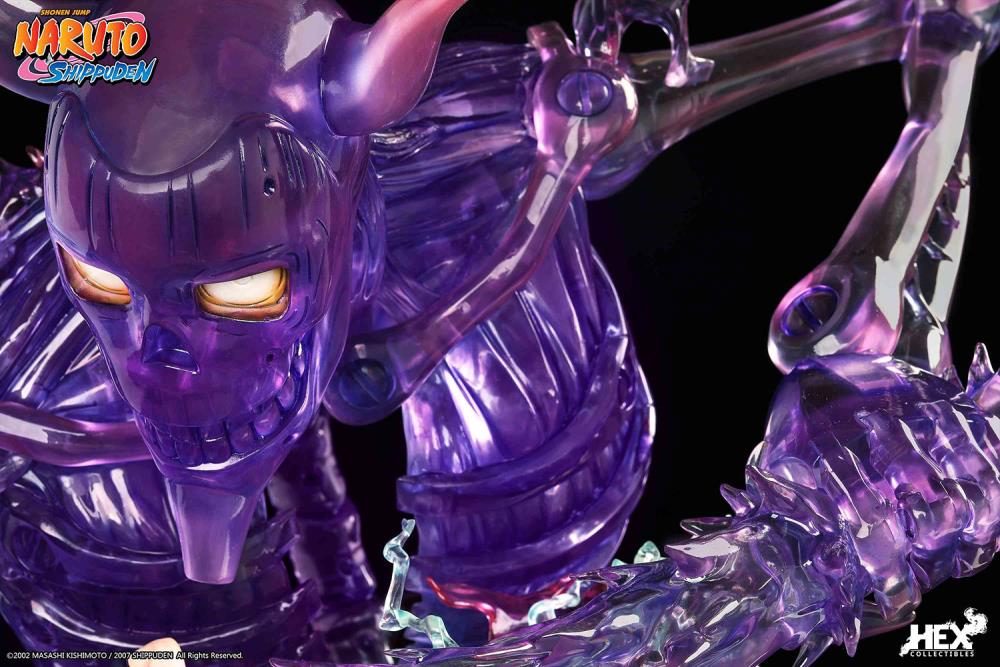 IN-STOCK HEX Collectibles - Naruto Shippuden - Uchiha Sasuke: Kekkei genkai, Mangekyo Sharingan: Susano’o 1/8