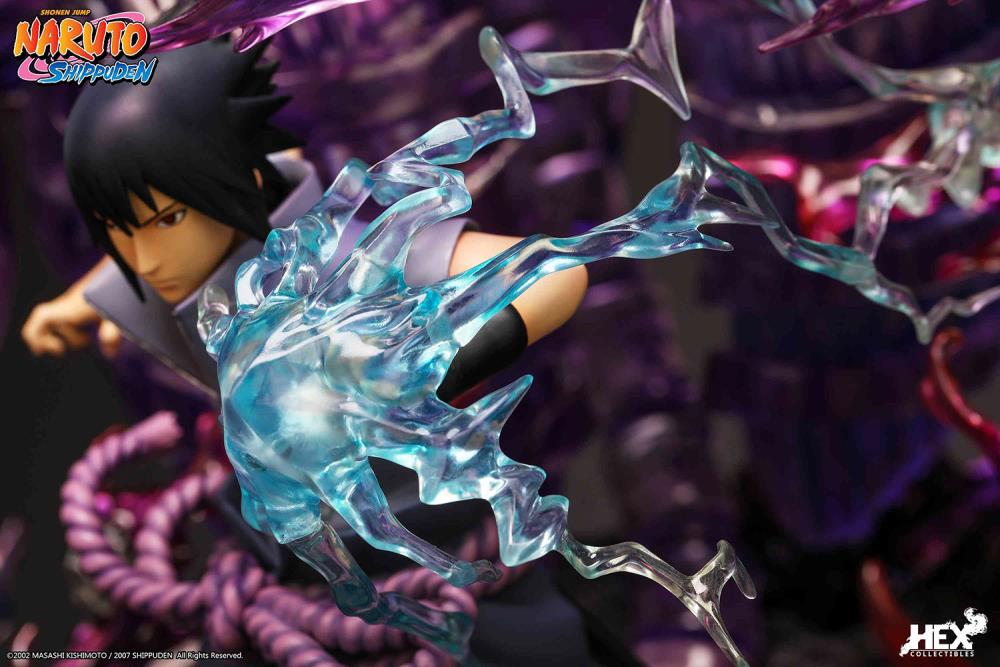 IN-STOCK HEX Collectibles - Naruto Shippuden - Uchiha Sasuke: Kekkei genkai, Mangekyo Sharingan: Susano’o 1/8
