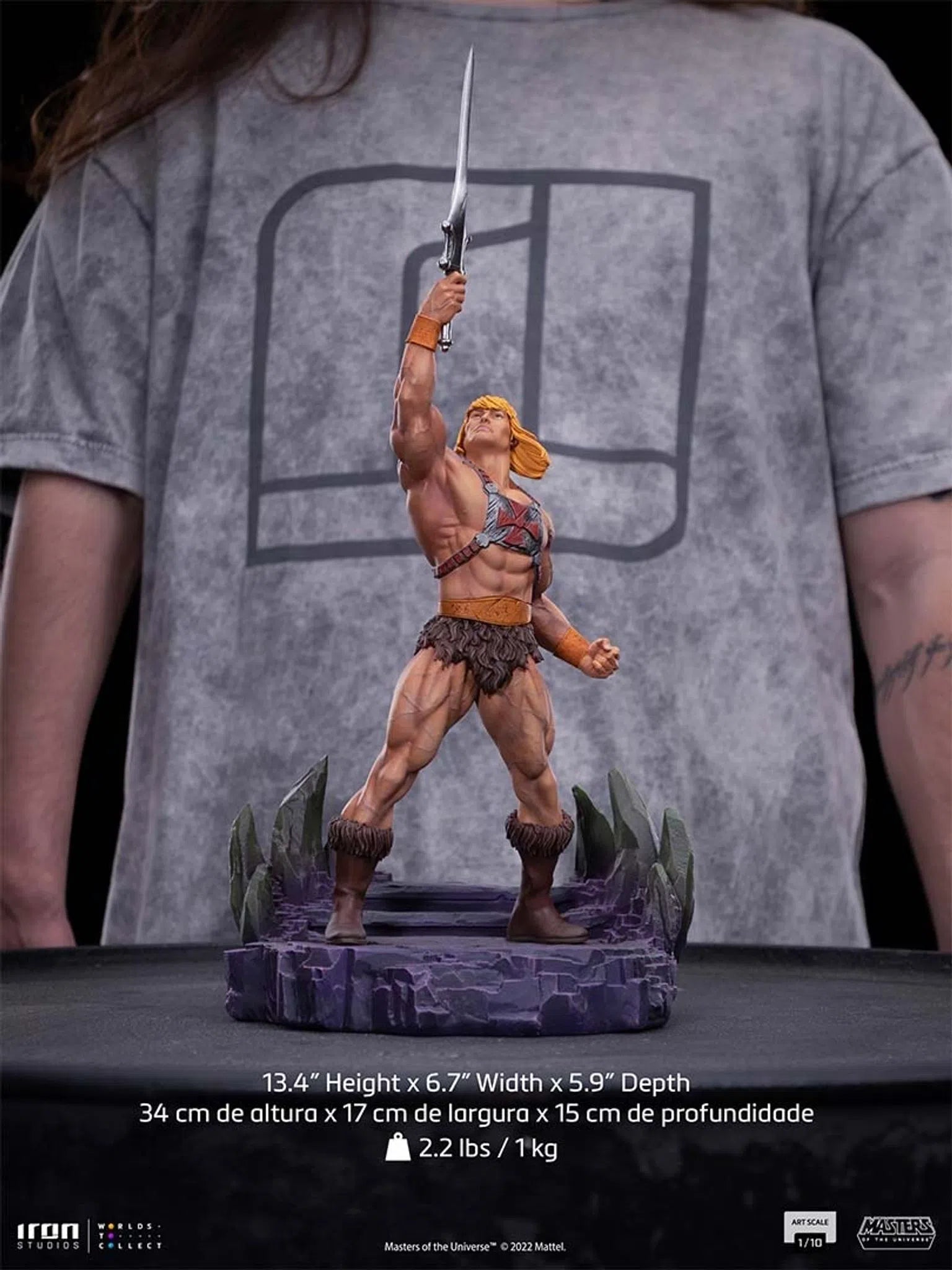 PRE-ORDER Masters of the Universe - He-Man Art Scale 1/10