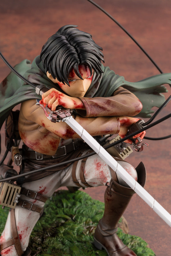 IN-STOCK Kotobukuya - ARTFX J - Attack on Titan - Levi: Fortitude Ver. 1/7 [2nd Release]