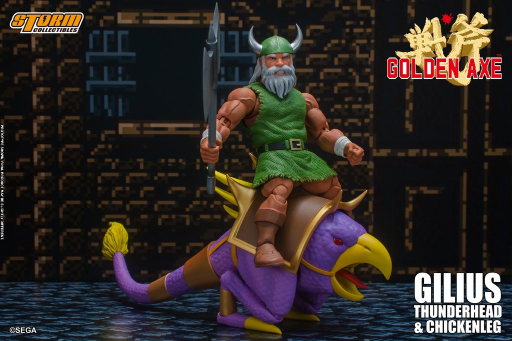 PRE-ORDER Golden Axe - Gilius Thunderhead and Chicken Leg