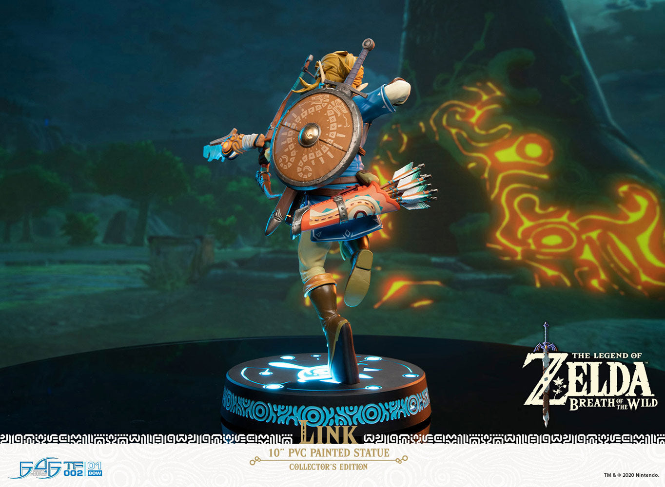 IN-STOCK First 4 Figures - The Legend of Zelda: Breath of the Wild - Link: Collector's Edition (Light-Up Function) [3rd Release]