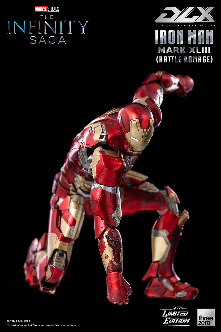 PRE-ORDER Marvel Studios: The Infinity Saga – DLX Iron Man Mark 43 (Battle Damage) [2022-Q4 Release]