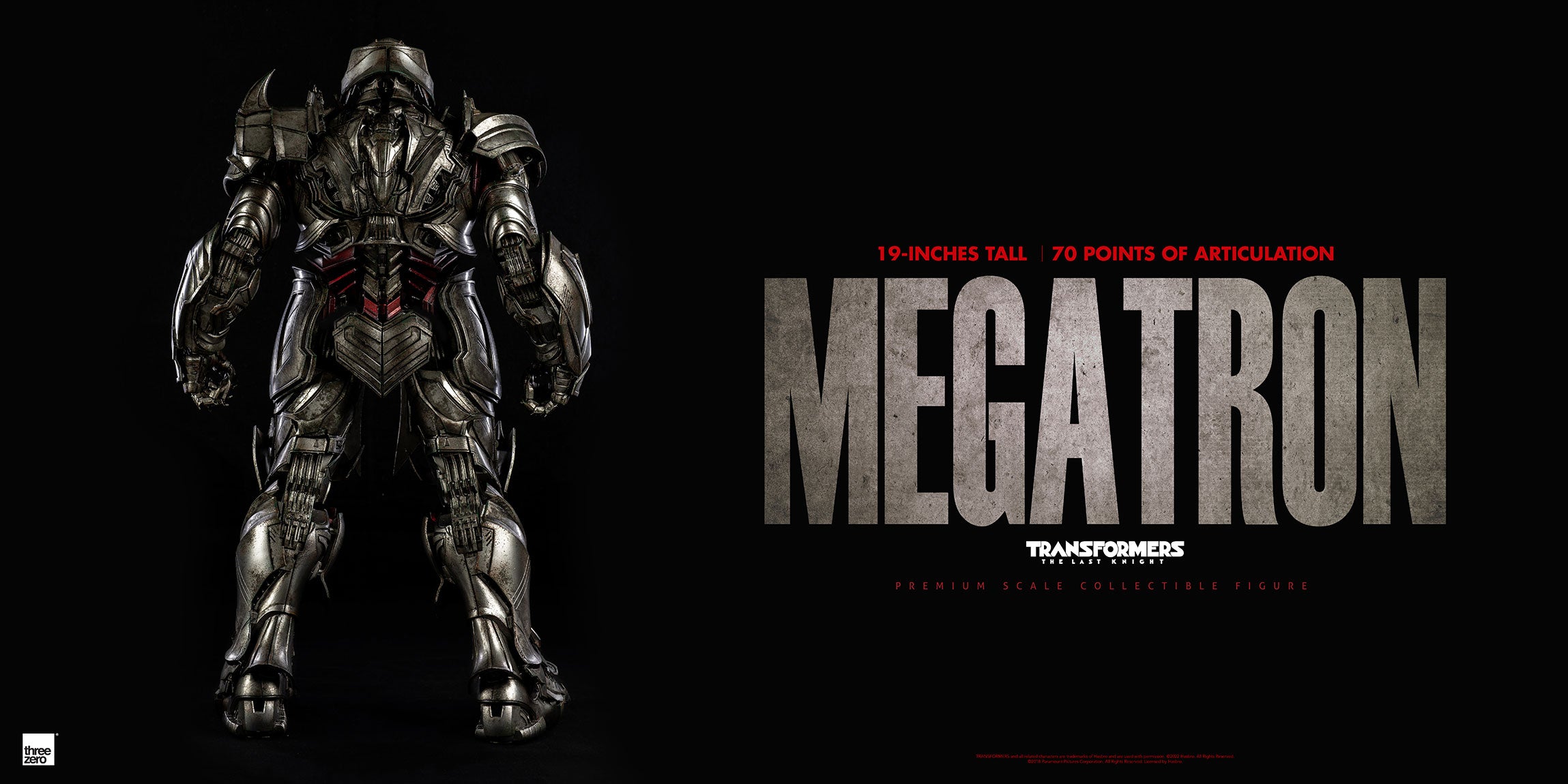 PRE-ORDER Transformers: The Last Knight - Megatron [4th Quarter 2022 Release]