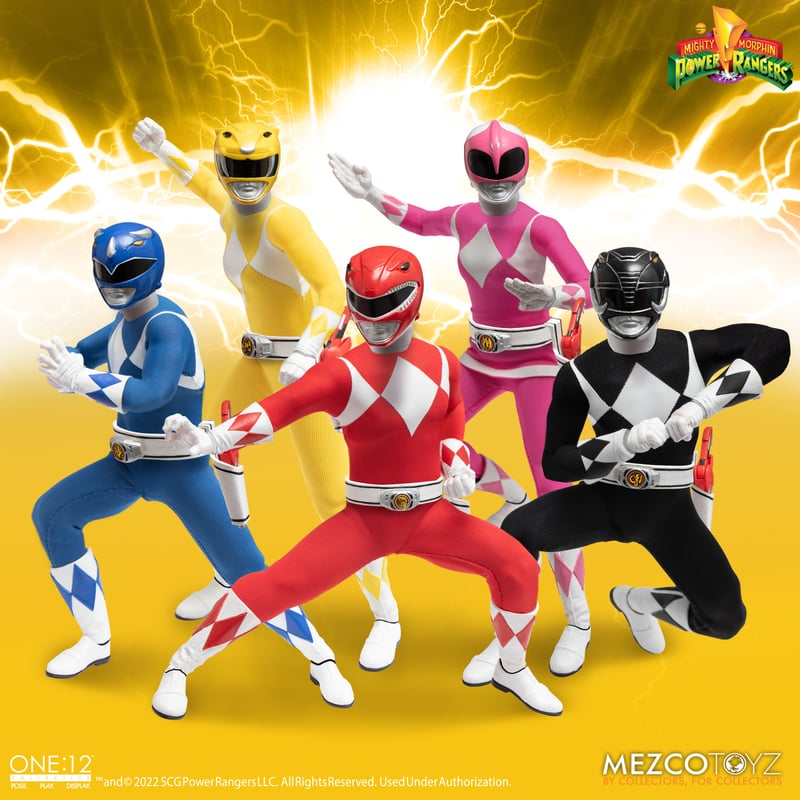 PRE-ORDER One: 12 Collective - Mighty Morphin Power Rangers Deluxe Box Set