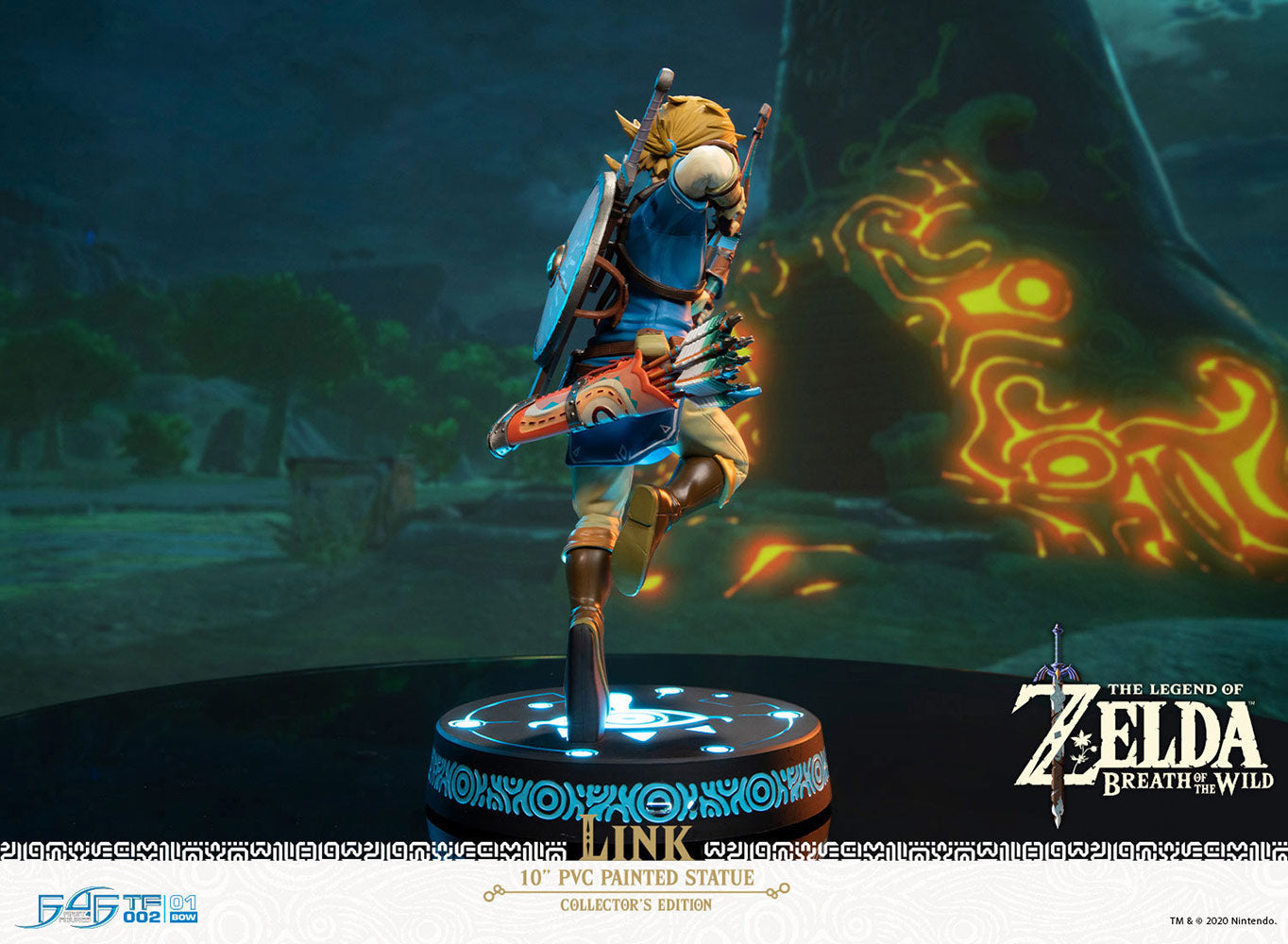 IN-STOCK First 4 Figures - The Legend of Zelda: Breath of the Wild - Link: Collector's Edition (Light-Up Function) [3rd Release]