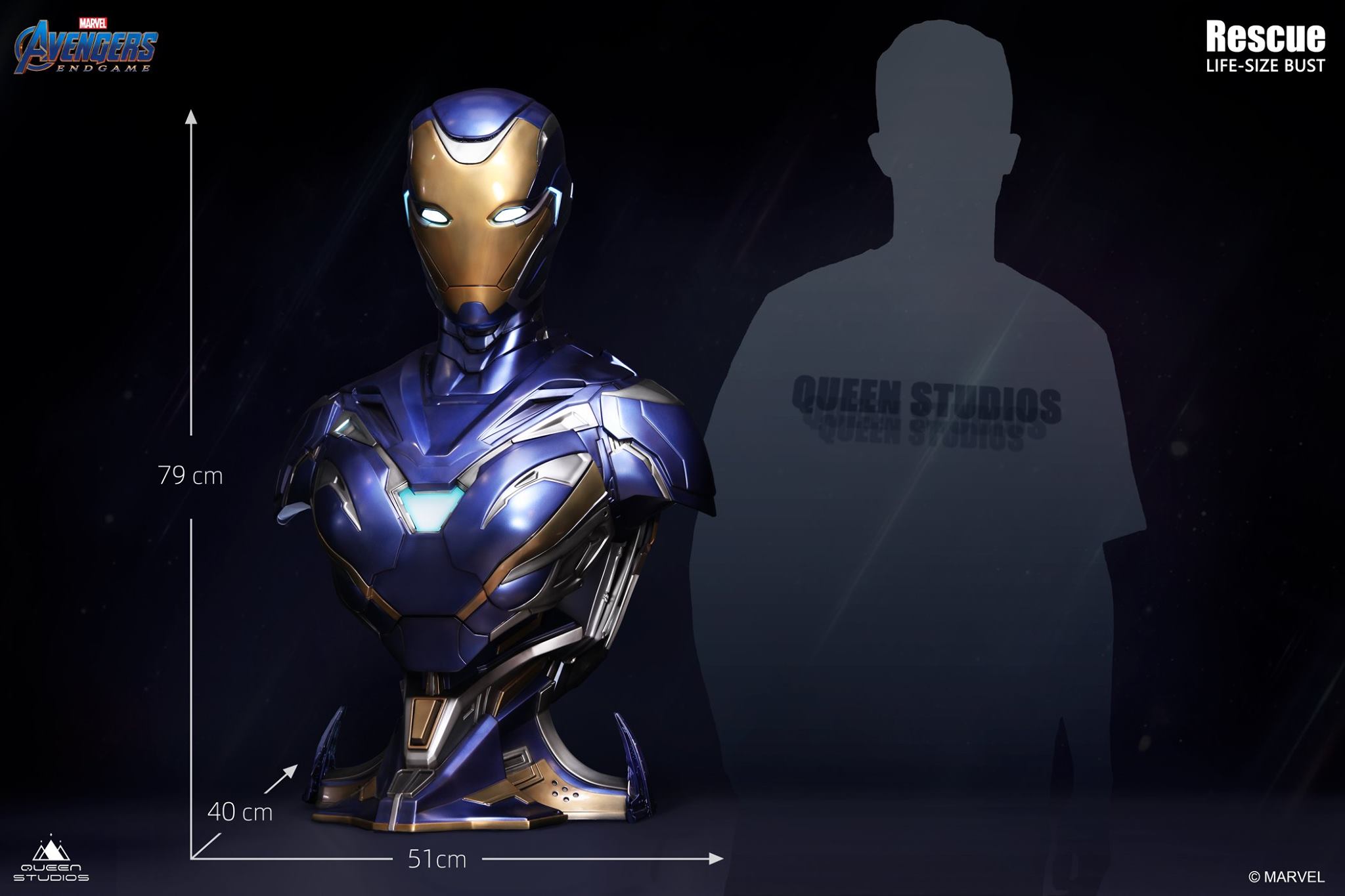 PRE-ORDER Avengers: Endgame - Iron Man Mark49 Bust 1/1
