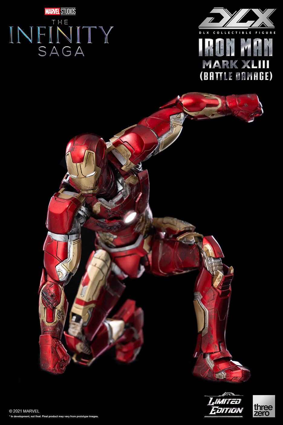 PRE-ORDER Marvel Studios: The Infinity Saga – DLX Iron Man Mark 43 (Battle Damage) [2022-Q4 Release]