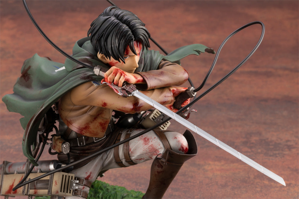 IN-STOCK Kotobukuya - ARTFX J - Attack on Titan - Levi: Fortitude Ver. 1/7 [2nd Release]