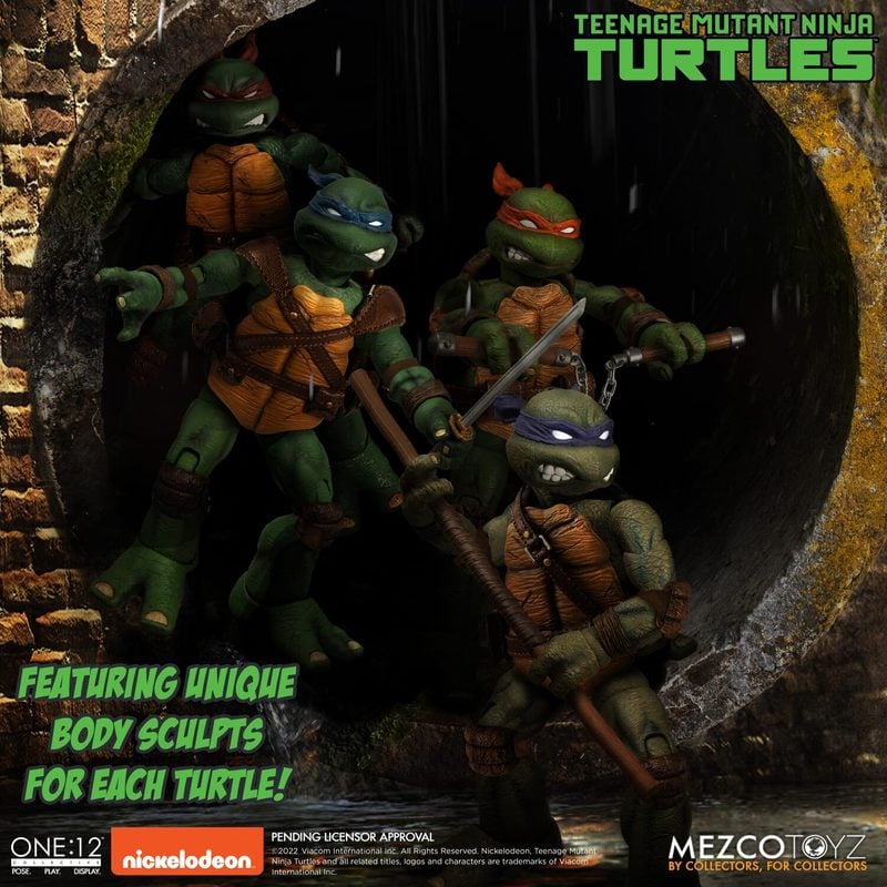 PRE-ORDER One: 12 Collective - Teenage Mutant Ninja Turtles Deluxe Boxed Set