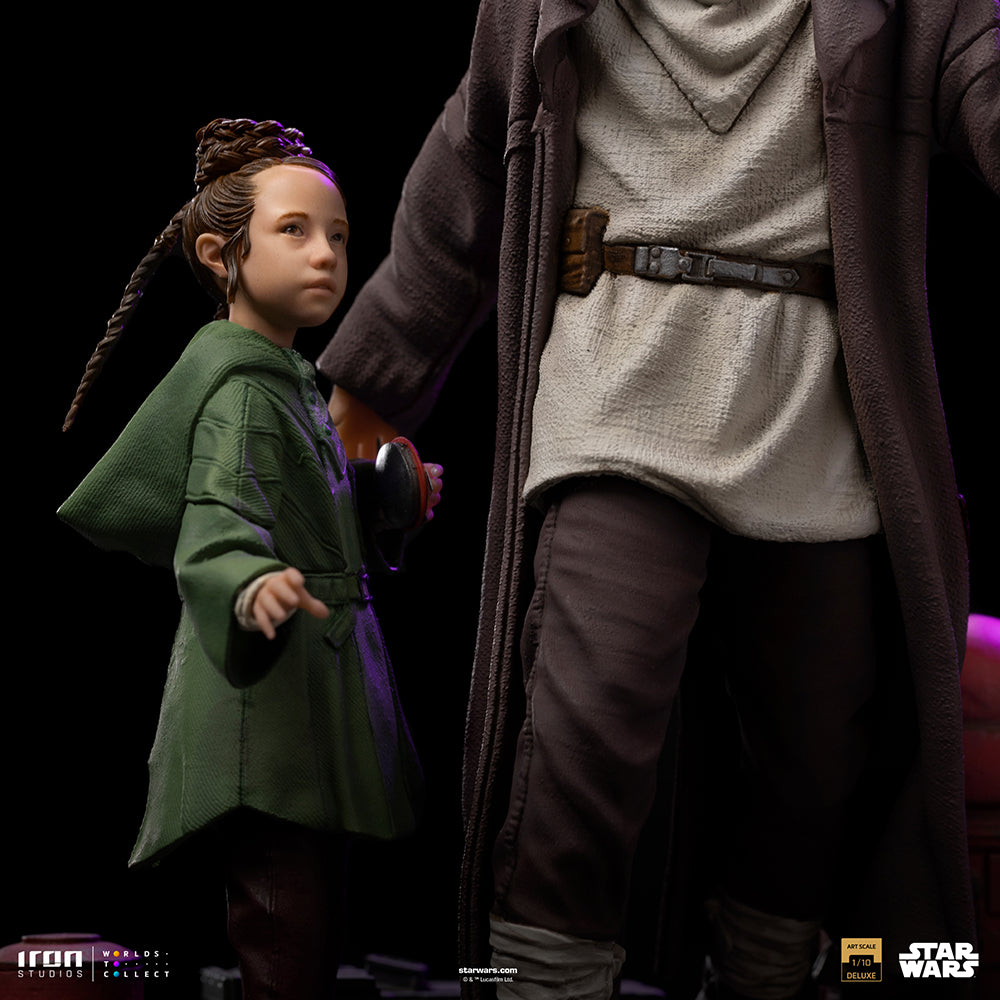 PRE-ORDER Star Wars - Obi-Wan and Young Leia BDS Art Scale 1/10